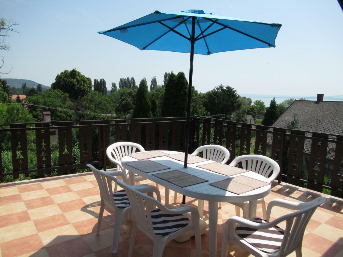 Panoramas Apartman 4+1 Ábrahámhegy Buitenkant foto